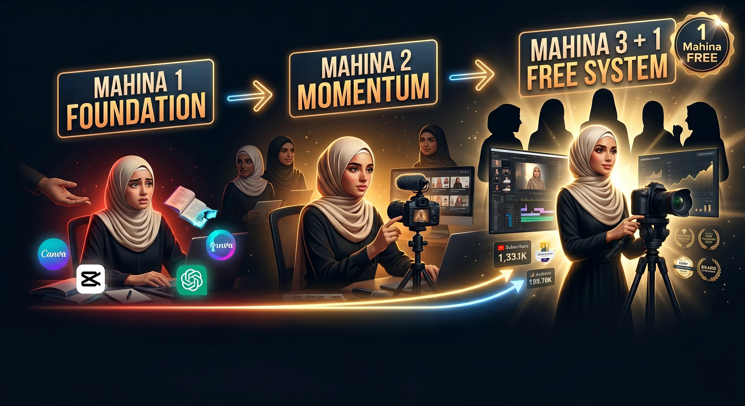 3 Month Creator Package — 1 Mahina FREE